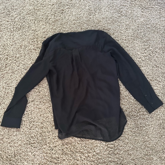 Banana Republic black blouse size XL - Picture 3 of 4